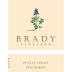 Brady Vineyard Petite Sirah 2014 Front Label