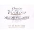 Domaine des Vercheres Macon Villages 2016 Front Label