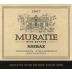 Muratie Shiraz 2007 Front Label