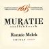 Muratie 1685 Ronnie Melck Shiraz 2009 Front Label