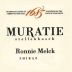 Muratie 1685 Ronnie Melck Shiraz 2012 Front Label