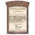 Chateau Faire Le Pont Merlot 2012 Front Label