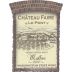 Chateau Faire Le Pont Malbec 2012 Front Label