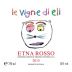 Le Vigne di Eli Etna Rosso 2015 Front Label