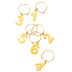 Viski Gold Plated Wine Charms Gift Product Image