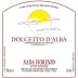 Domaine du Garinet Dolcetto d'Alba 2013 Front Label