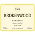 Brokenwood ILR Reserve Semillon 2009 Front Label