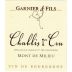 Garnier et Fils Mont de Milieu Premier Cru Chablis 2015 Front Label