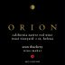 Sean Thackrey Orion Red Blend 2007 Front Label