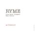 Ryme Luna Matta Vineyard Aglianico 2014 Front Label