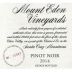 Mount Eden Vineyards Estate Pinot Noir 2014 Front Label