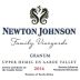 Newton Johnson Wines Family Vineyards Granum 2014 Front Label