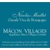 Nicolas Maillet Macon-Villages 2015 Front Label