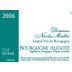 Nicolas Maillet Bourgogne Aligote 2006 Front Label