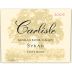 Carlisle Syrah Russian River Valley Papa's Block 2005 Front Label