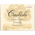 Carlisle Pelkan Ranch Syrah 2006 Front Label