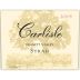 Carlisle Bennett Valley Syrah 2005 Front Label