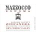 Mazzocco Dry Creek Zinfandel 2015 Front Label