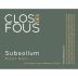 Clos des Fous Subsollum Pinot Noir 2015 Front Label