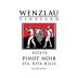 Wenzlau Sta. Rita Hills Estate Pinot Noir 2014 Front Label