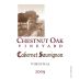 Chestnut Oak Vineyard Cabernet Sauvignon 2009 Front Label