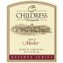 Childress Winery & Vineyards Reserve Merlot 2013 Front Label