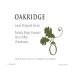 Oakridge Wines Local Vineyard Series Barkala Ridge Chardonnay 2013 Front Label