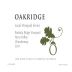 Oakridge Wines Local Vineyard Series Barkala Ridge Chardonnay 2011 Front Label