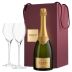 Krug Sharing: Grande Cuvee Brut and 2 Riedel Glasses Front Label
