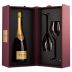 Krug Sharing: Grande Cuvee Brut and 2 Riedel Glasses Front Bottle Shot