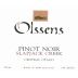Olssens of Bannockburn Slapjack Creek Pinot Noir 2009 Front Label