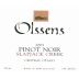Olssens of Bannockburn Slapjack Creek Pinot Noir 2005 Front Label