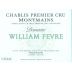 William Fevre Chablis Montmains Premier Cru (375ML half-bottle) 2015 Front Label