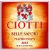 Ciotti Cellars Belle Sapori Red 2013 Front Label