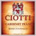 Ciotti Cellars Cabernet Franc 2011 Front Label