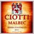 Ciotti Cellars Malbec 2011 Front Label
