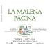 Pacina Società Agricola Semplice Toscana La Malena Syrah 2008 Front Label