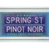 City Winery Spring St Pinot Noir 2014 Front Label