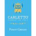 Carletto Pinot Grigio 2016 Front Label