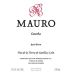 Bodegas Mauro 2015 Front Label