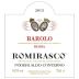 Aldo Conterno Romirasco Barolo 2013 Front Label