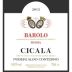 Aldo Conterno Barolo Cicala 2013 Front Label