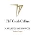 Cliff Creek winery Cellars Cabernet Sauvignon 2012 Front Label