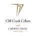 Cliff Creek winery Cellars Cabernet Franc 2008 Front Label