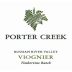 Porter Creek Timbervine Ranch Viognier 2009 Front Label