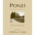 Ponzi Pinot Blanc 2001 Front Label