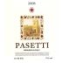 Pasetti Vini Montepulciano d'Abruzzo 2008 Front Label