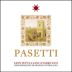 Pasetti Vini Montepulciano d'Abruzzo 2012 Front Label