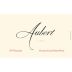 Aubert UV Vineyard Pinot Noir 2015 Front Label