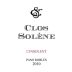 Clos Solene LInsolent 2010 Front Label
